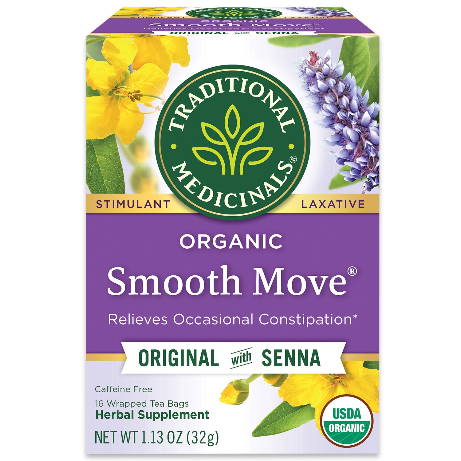 Traditional Medicinals Herbal Tea, Smooth Move