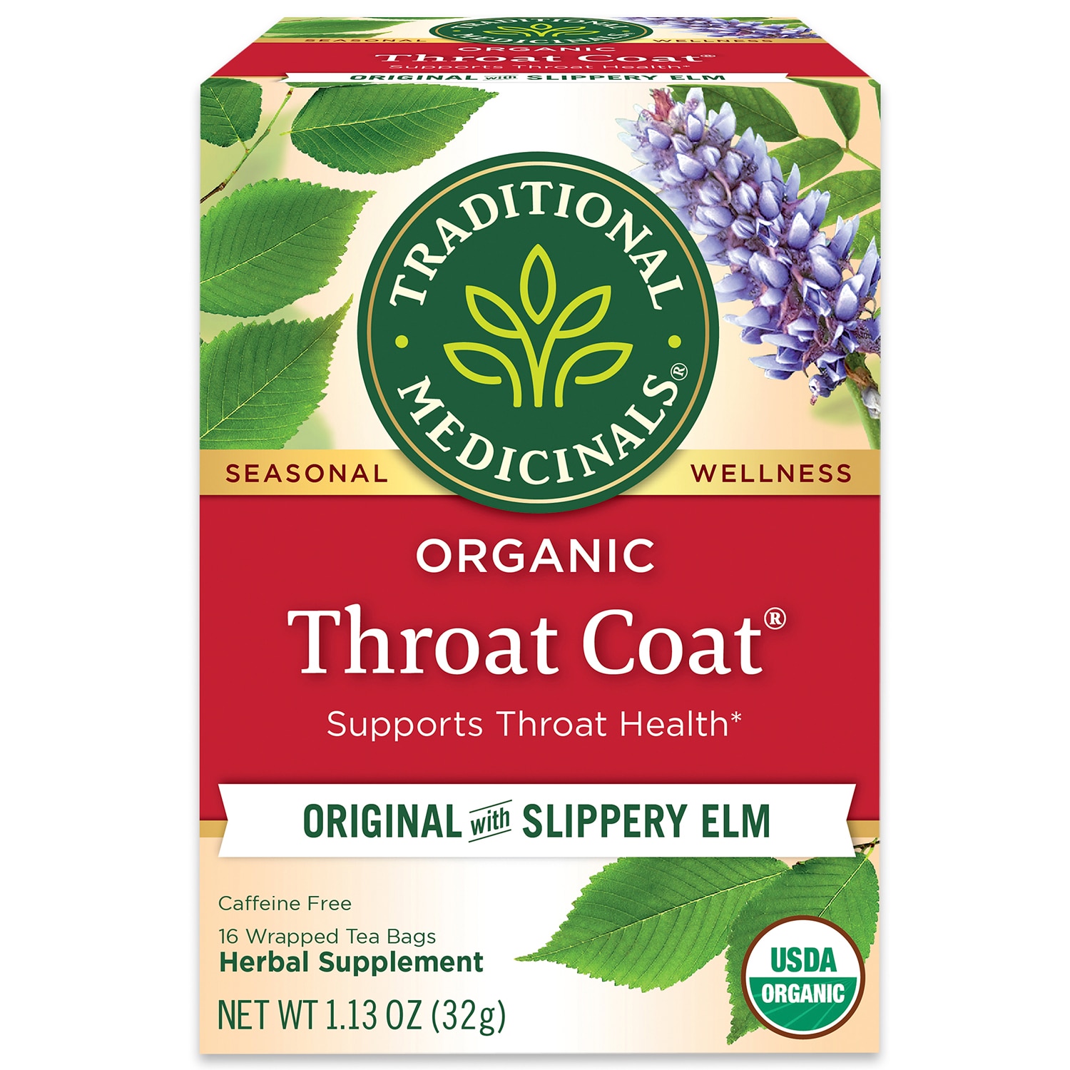Traditional Medicinals Herbal Tea, Throat Coat