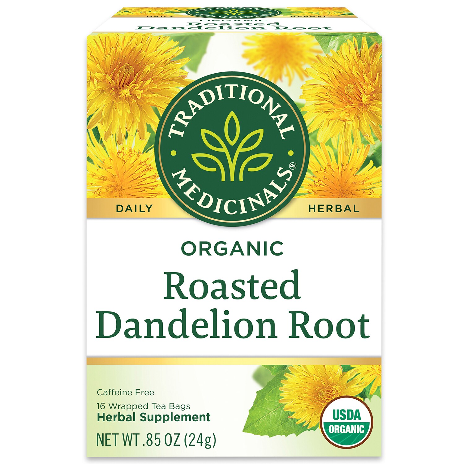 Traditional Medicinals Herbal Tea, Roasted Dandelion Root