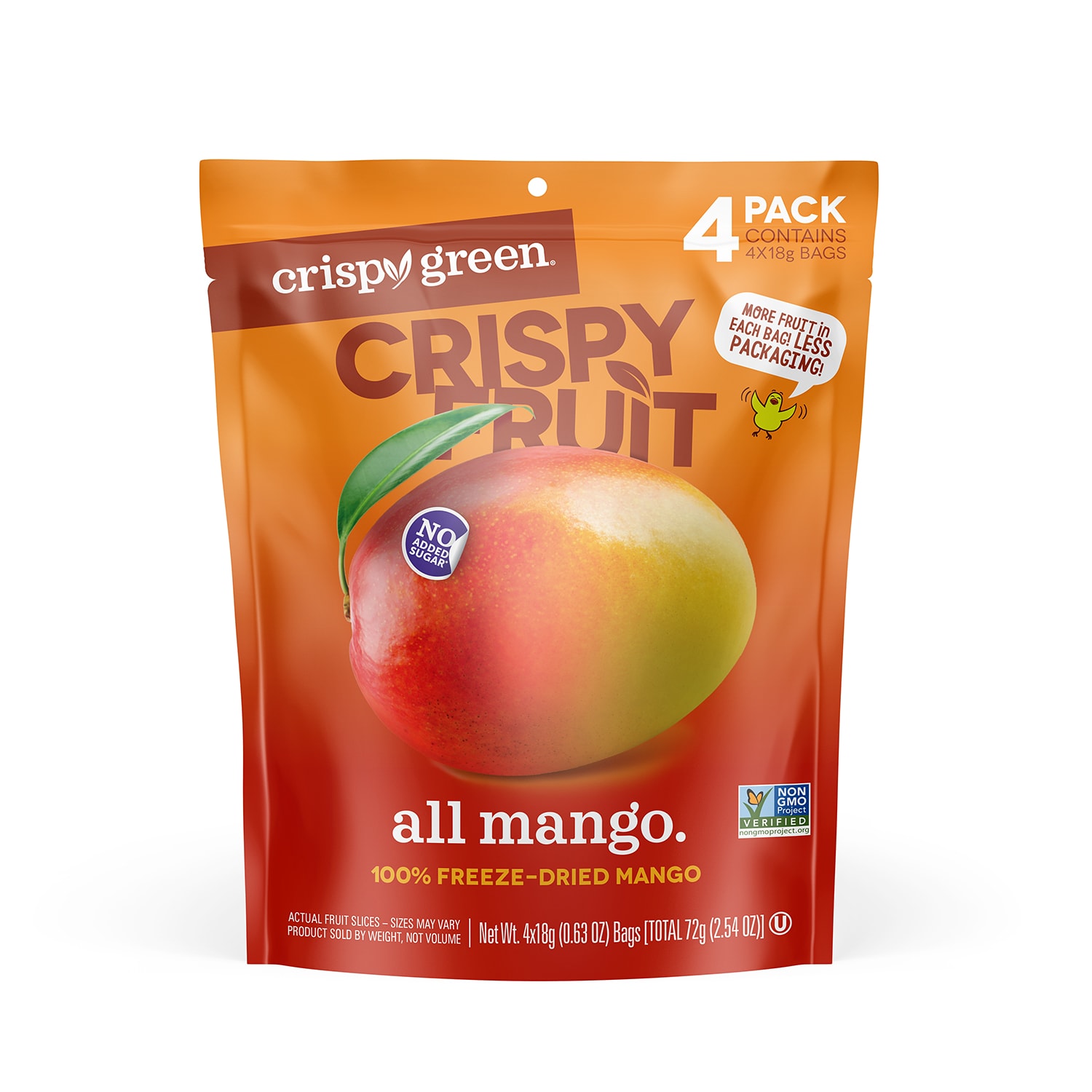 Crispy Green Freeze-Dried Mangoes