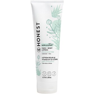 The Honest Company Face + Body Lotion, Purely Simple Fragrance-Free, Sensitive