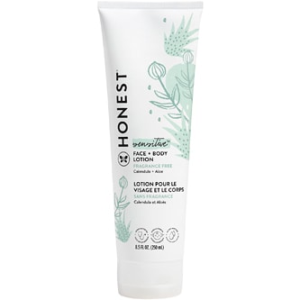 The Honest Company Face + Body Lotion, Purely Simple Fragrance-Free, Sensitive