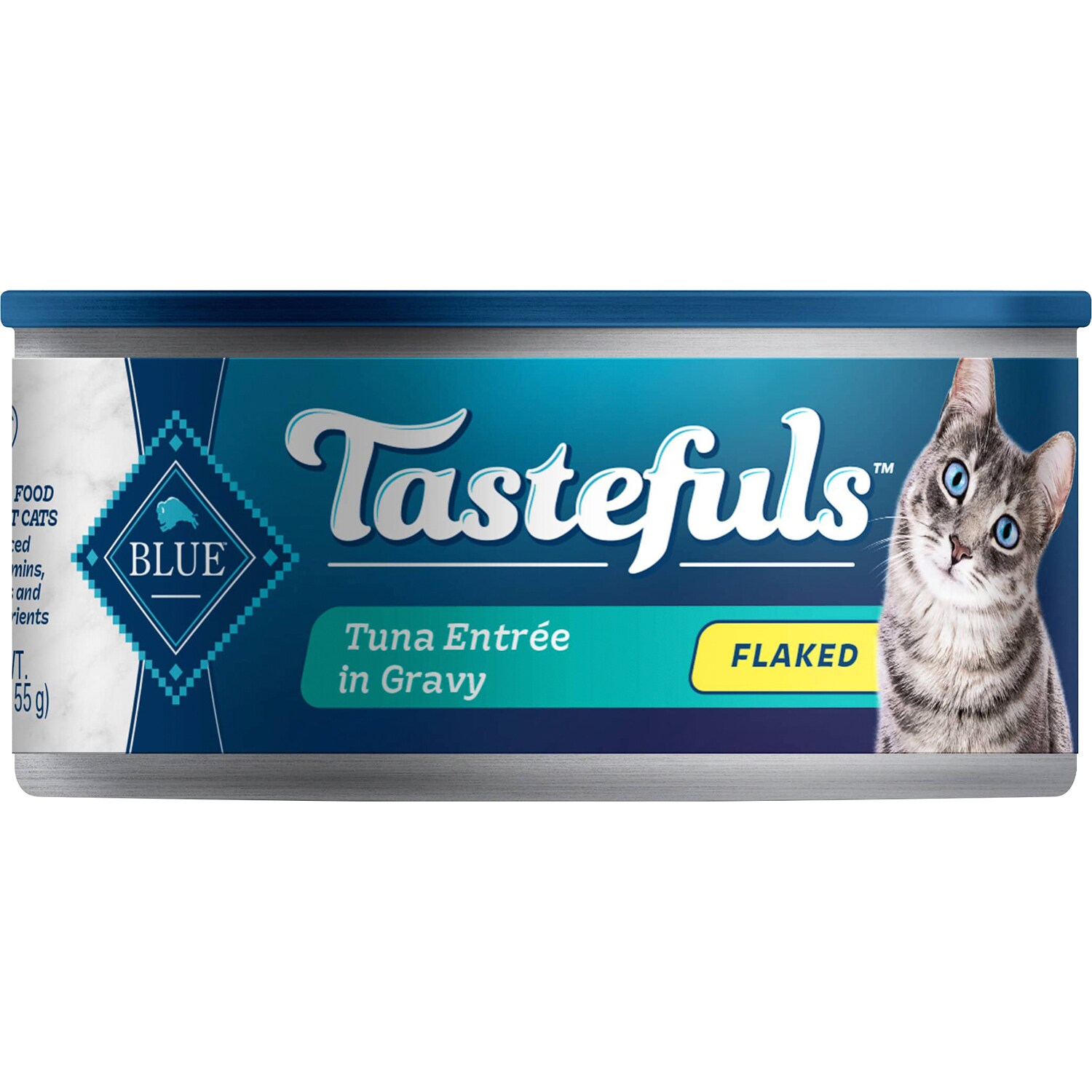 Blue Buffalo Tastefuls Natural Flaked Wet Cat Food, Tuna Entrée in Gravy