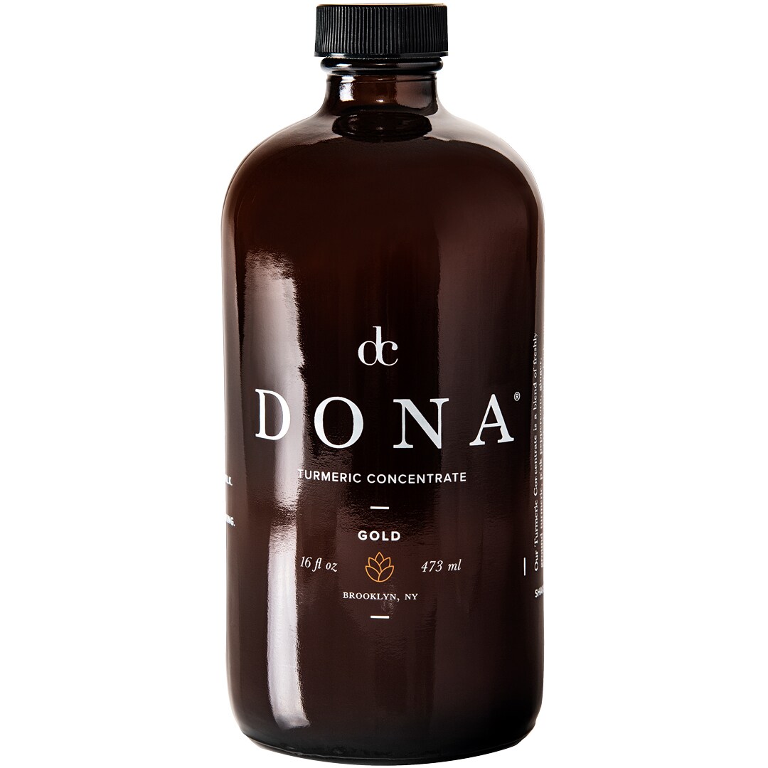 Dona Chai Turmeric Concentrate, Gold, Glass Bottle