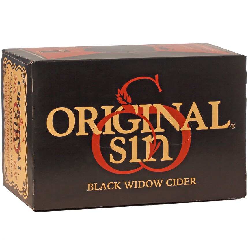 Original Sin Black Widow Cider, Cans