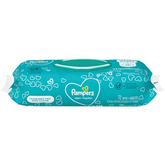 Pampers Complete Clean Baby Wipes, Unscented