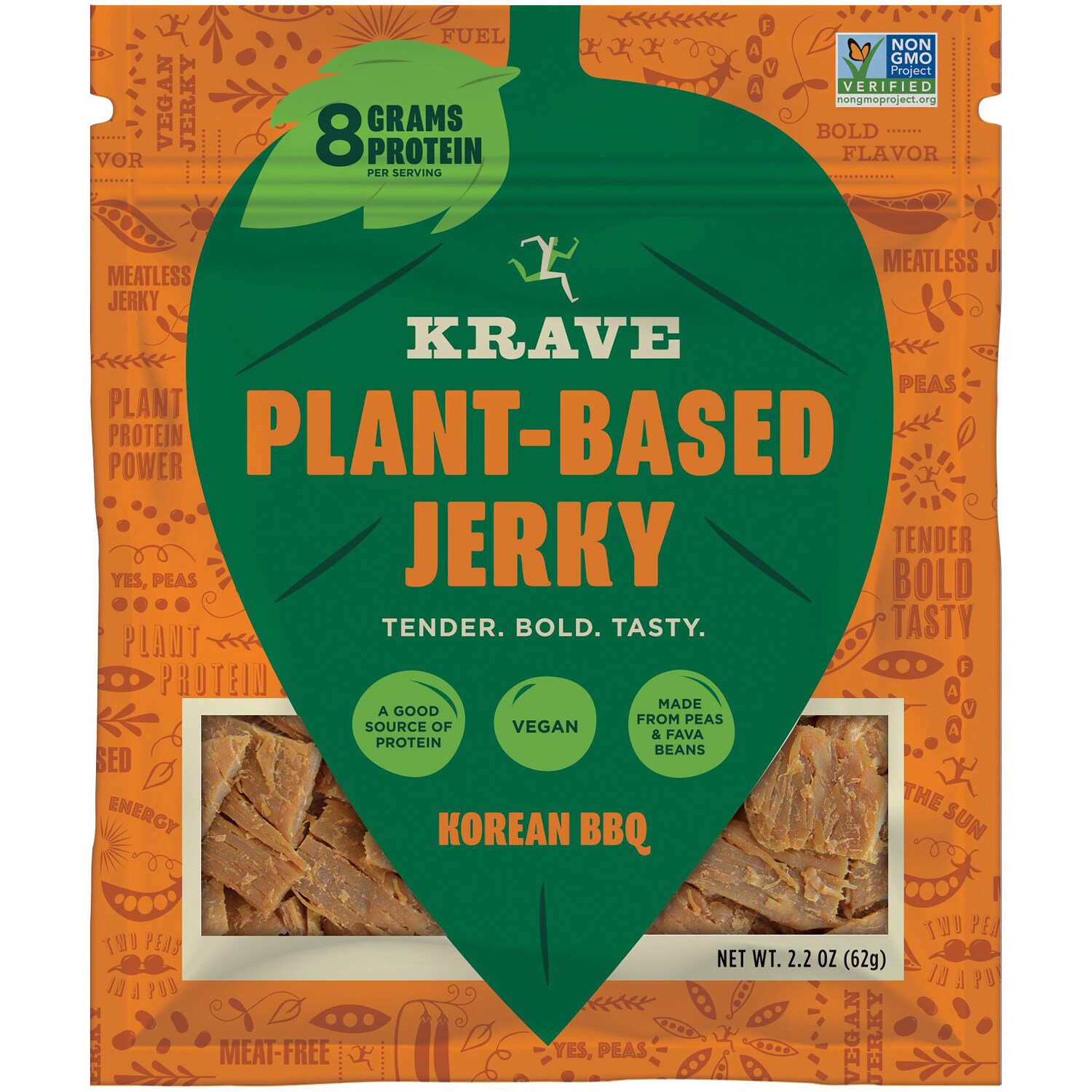 Krave Plant-Based Jerky, Korean BBQ