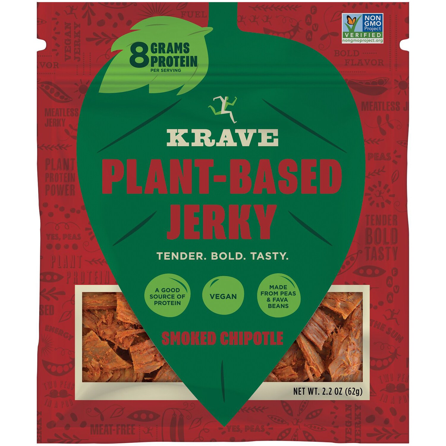 Krave Plant-Based Jerky, Smoked Chipotle
