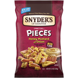 Snyder's of Hanover Pretzel Pieces, Honey Mustard & Onion