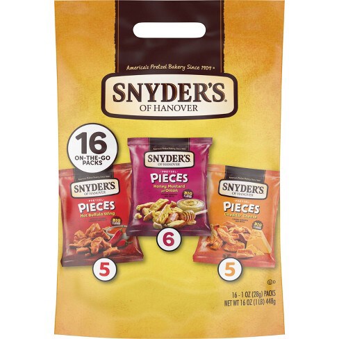 Snyder's of Hanover On-The-Go Pretzel Pieces Variety Pack