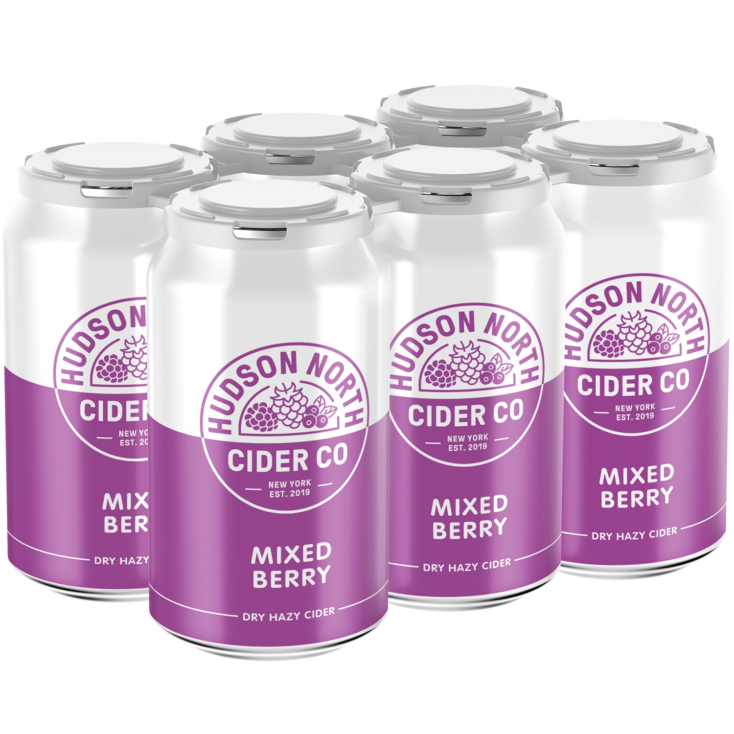 Hudson North Cider Co. Mixed Berry Cider, Cans