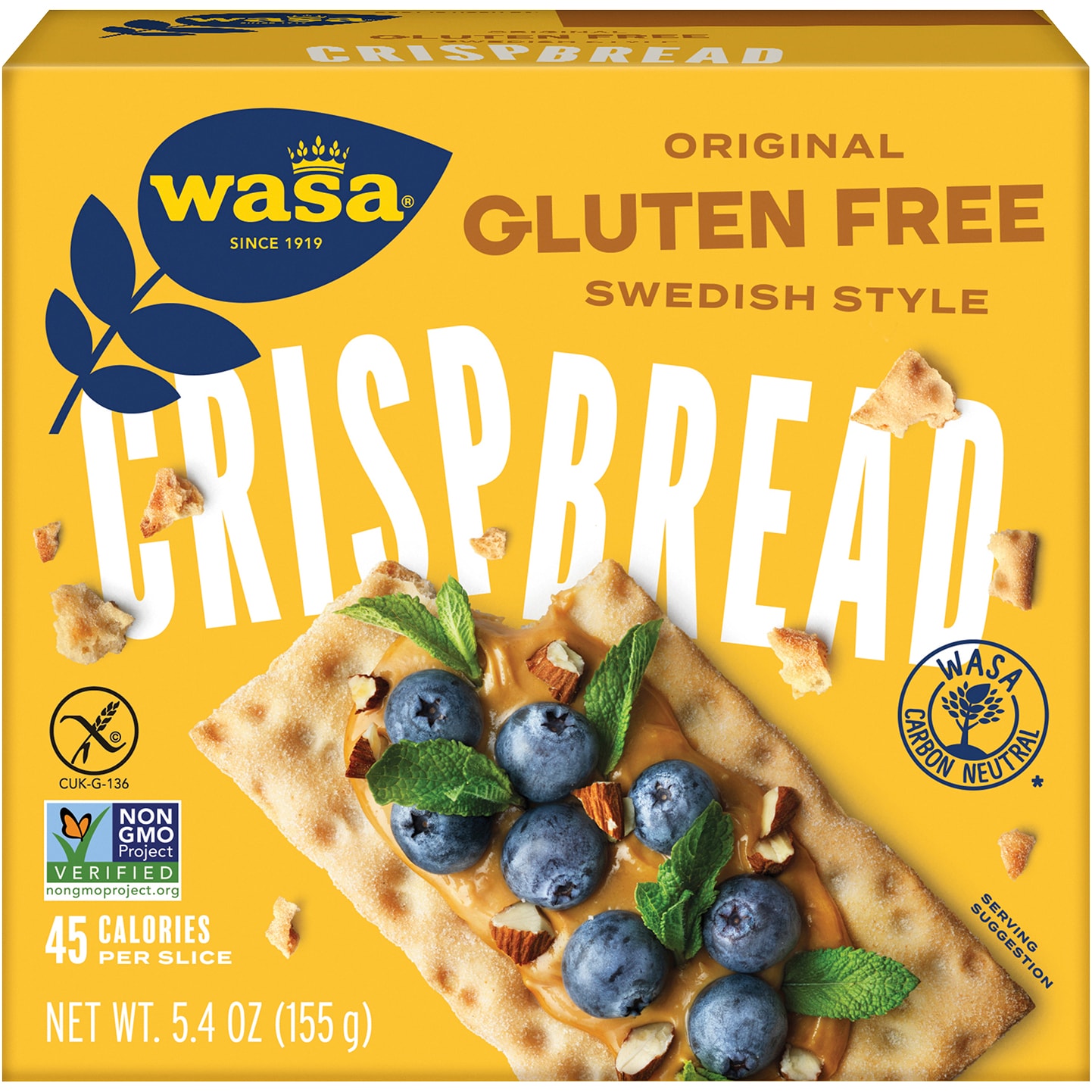 Wasa Gluten Free Crispbread, Original