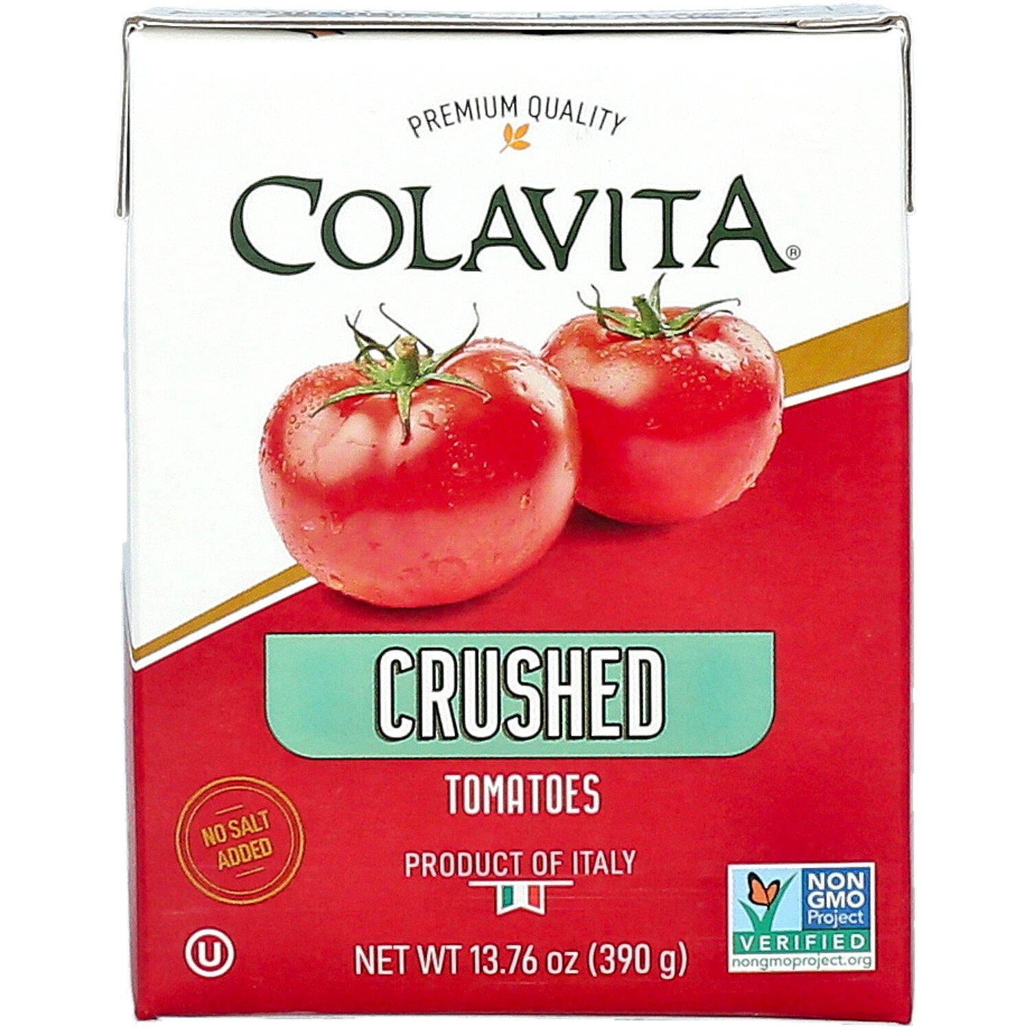 Colavita Italian Crushed Tomatoes, No Salt Added