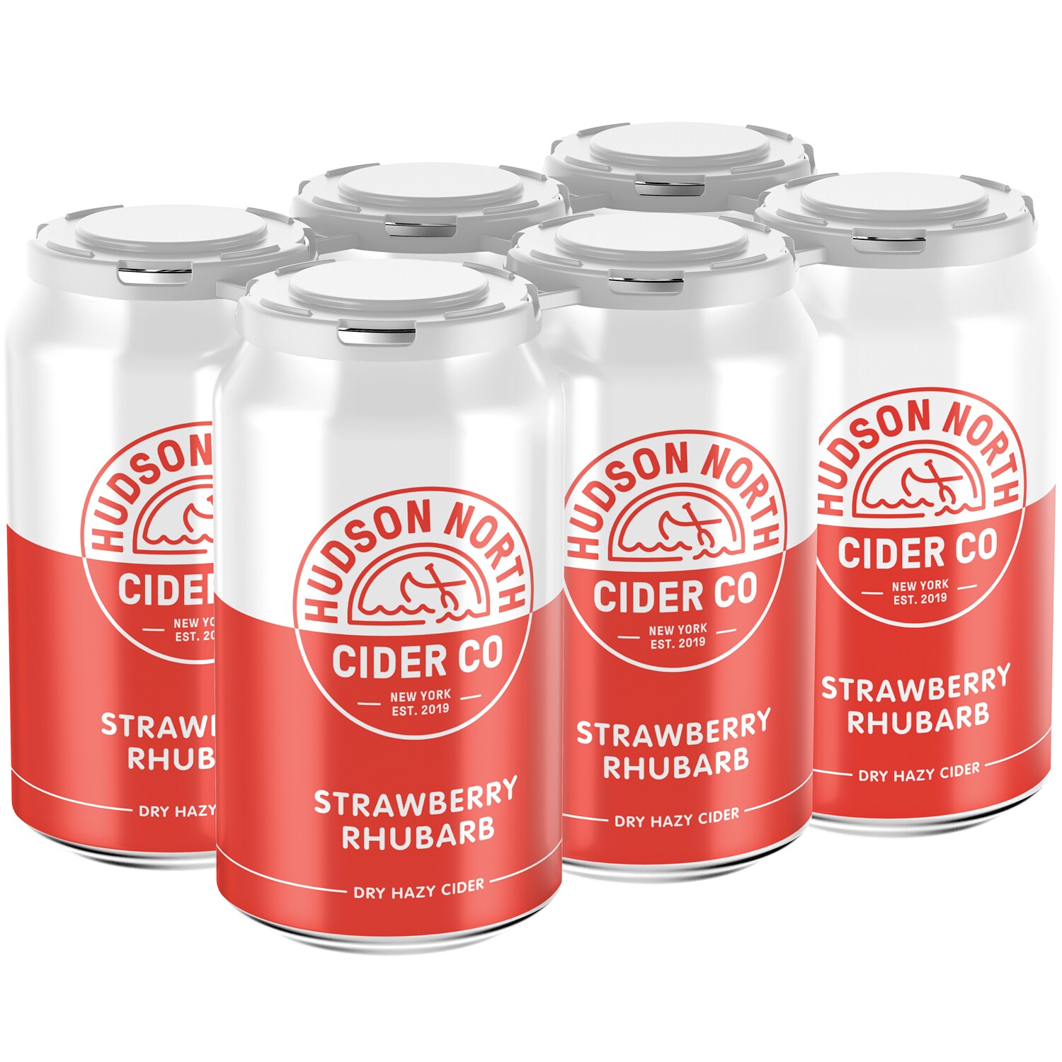 Hudson North Cider Co. Strawberry Rhubarb Cider, Cans