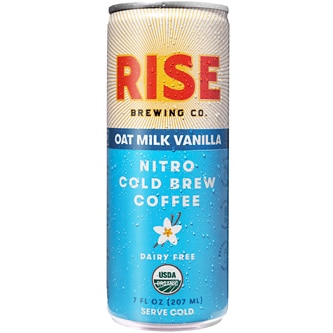 RISE Brewing Co. Nitro Cold Brew Coffee, Oat Milk Vanilla, Can