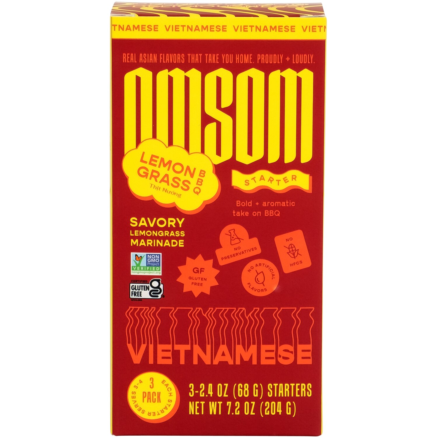 Omsom Vietnamese Lemongrass BBQ Starter