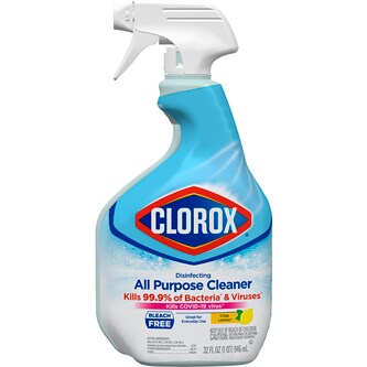 Clorox Disinfecting All Purpose Cleaner Spray, Crisp Lemon