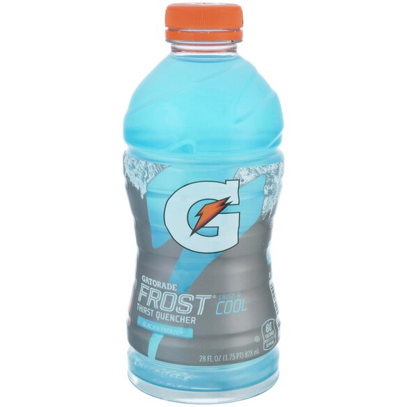 Gatorade Frost Thirst Quencher Sports Drink, Glacier Freeze, Plastic Bottle