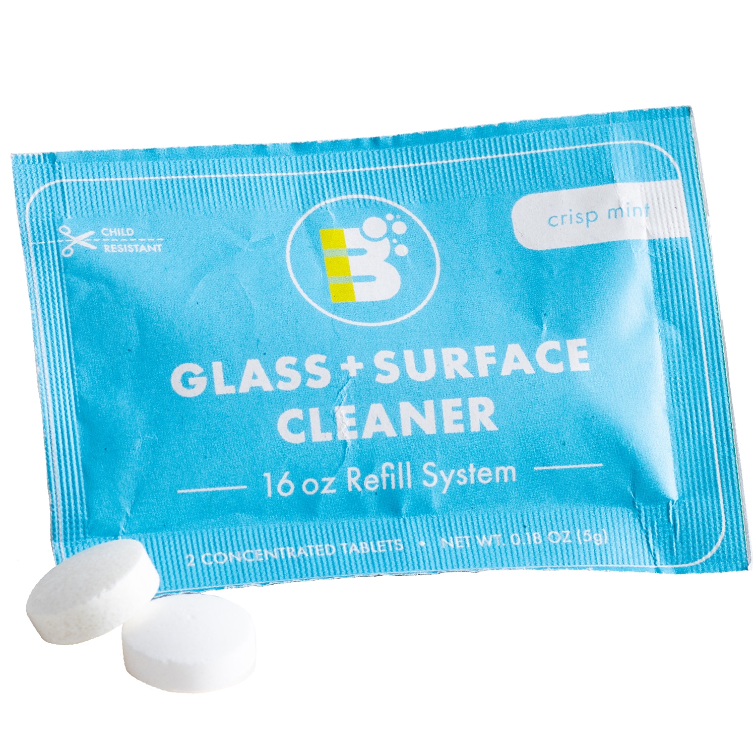 BoulderClean Glass + Surface Cleaner Refill, Crisp Mint