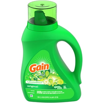 Gain + Aroma Boost Liquid Laundry Detergent, Original Scent