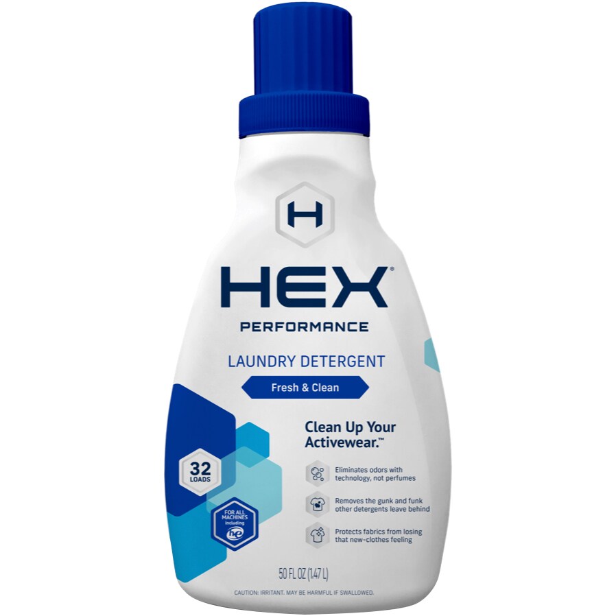 HEX Performance Laundry Detergent, Fresh & Clean Scent