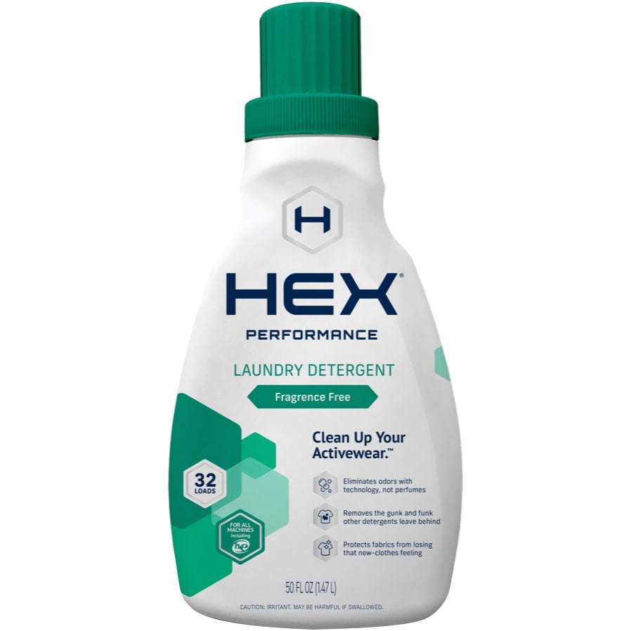 HEX Performance Laundry Detergent, Fragrance Free