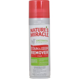Nature's Miracle Enzymatic Formula Dog Stain & Odor Remover Foam