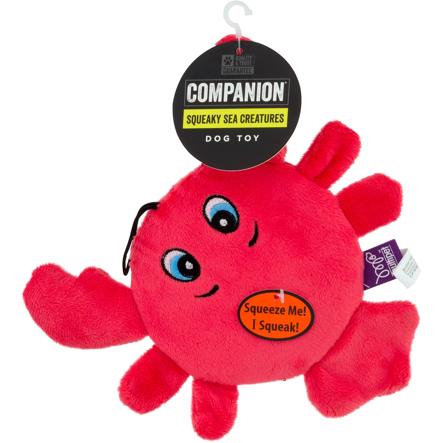 Companion Squeaky Sea Creatures Dog Toy 