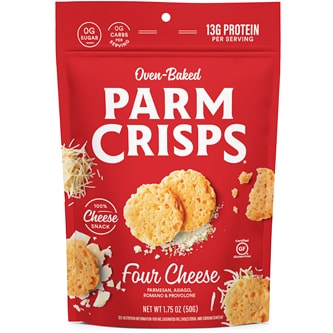 ParmCrisps Oven-Baked Cheese Snack, Four Cheese