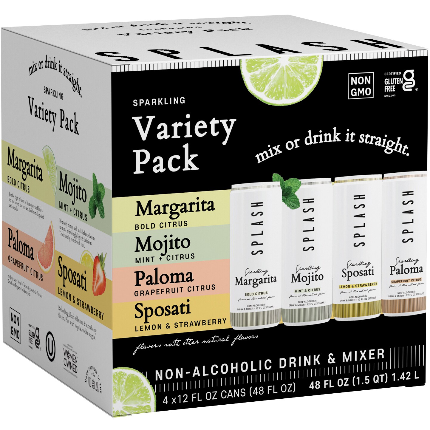 Splash Sparkling Cocktail Variety Pack, Cans