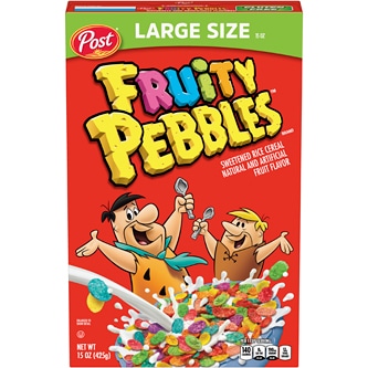 Post Fruity Pebbles Cereal