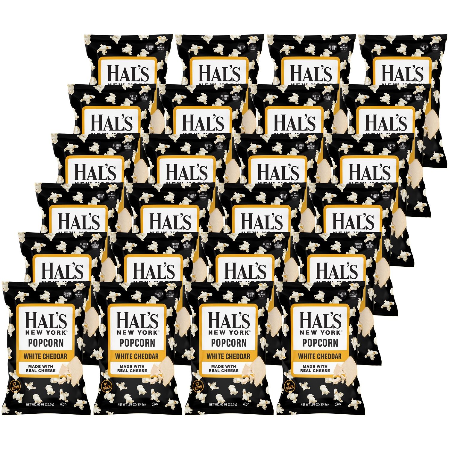 Hal's New York Popcorn, White Cheddar