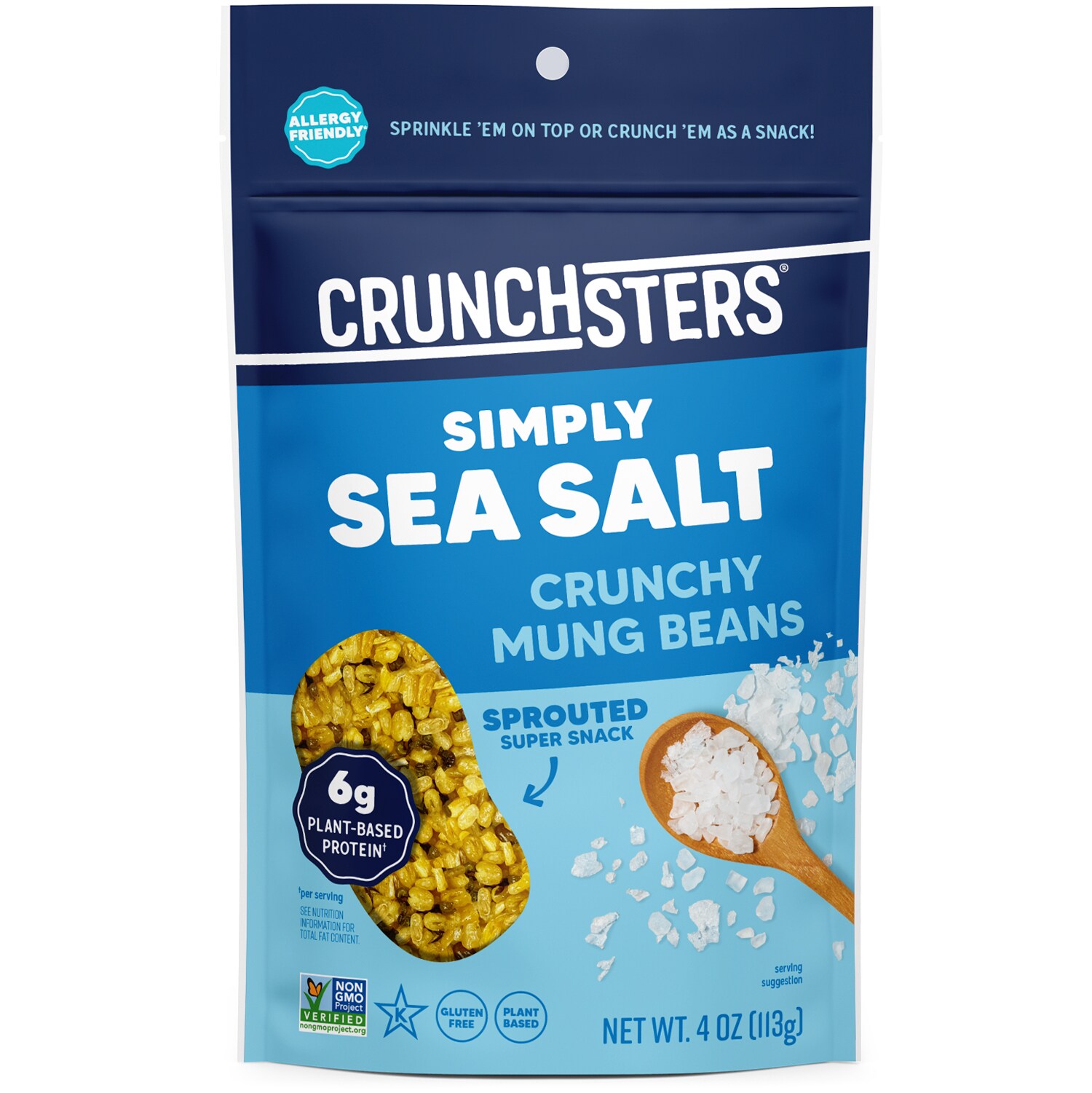 Crunchsters Sprouted Super Snack, Sea Salt