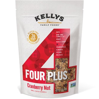 Kelly's Four Plus Granola, Cranberry Nut
