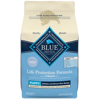 Blue Buffalo Life Protection Formula Natural Puppy Dry Dog Food, Chicken and Brown Rice