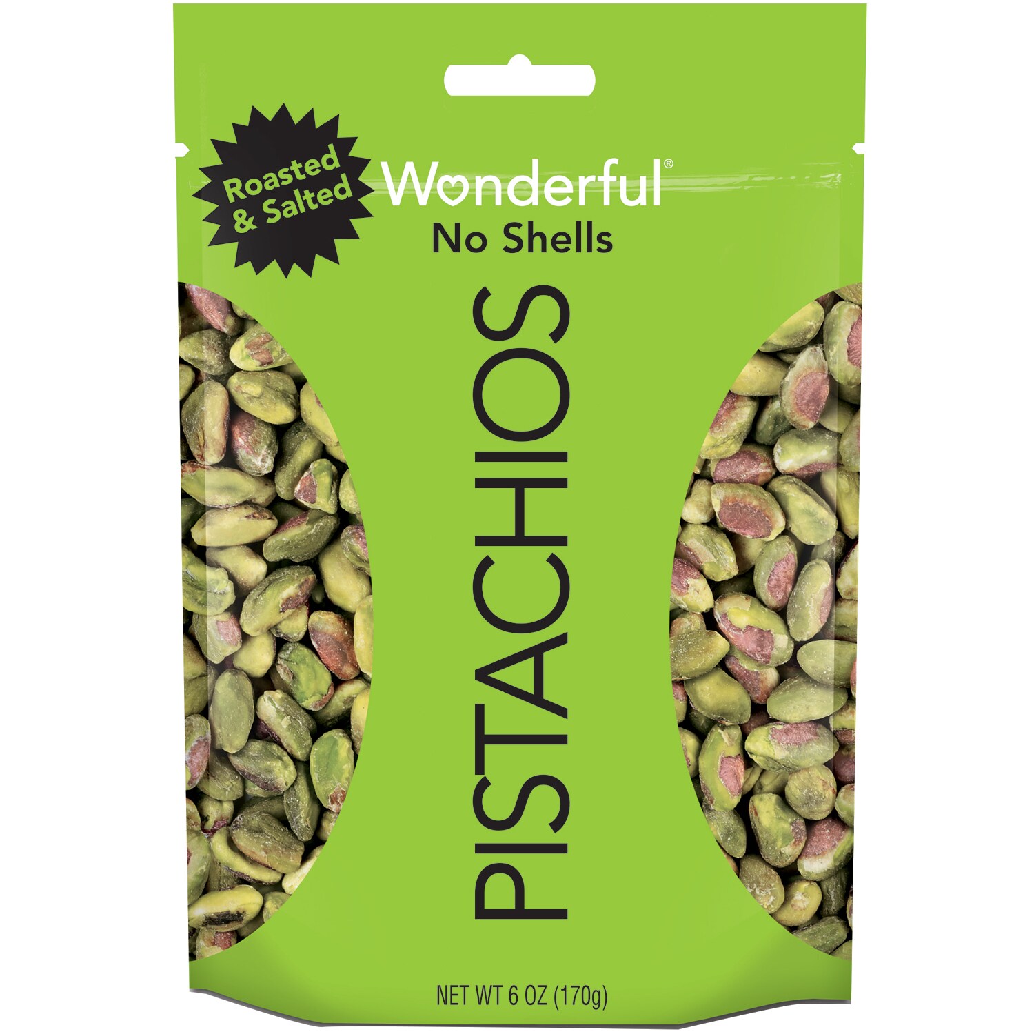 Wonderful No Shell Pistachios, Roasted & Salted
