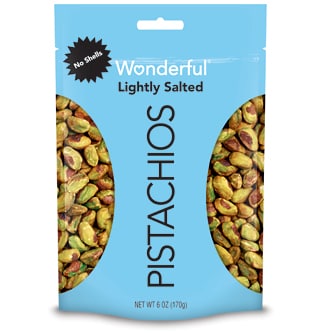 Wonderful No Shell Pistachios, Lightly Salted