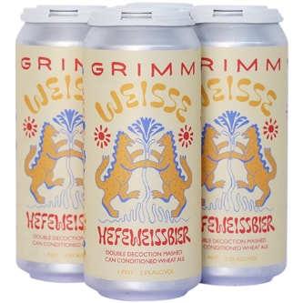 Grimm Weiss Hefeweissbier, Cans