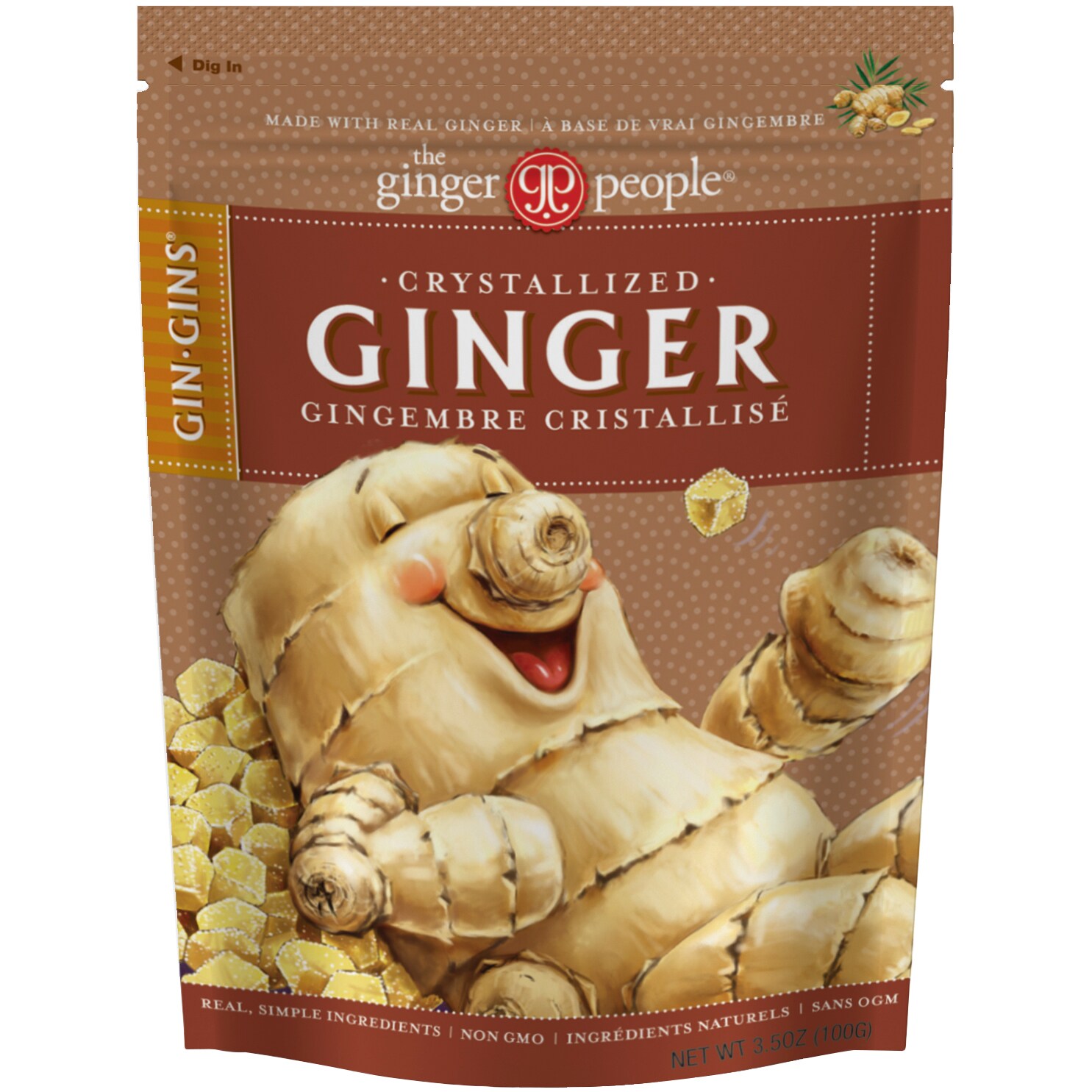 The Ginger People Gin Gins Crystallized Ginger