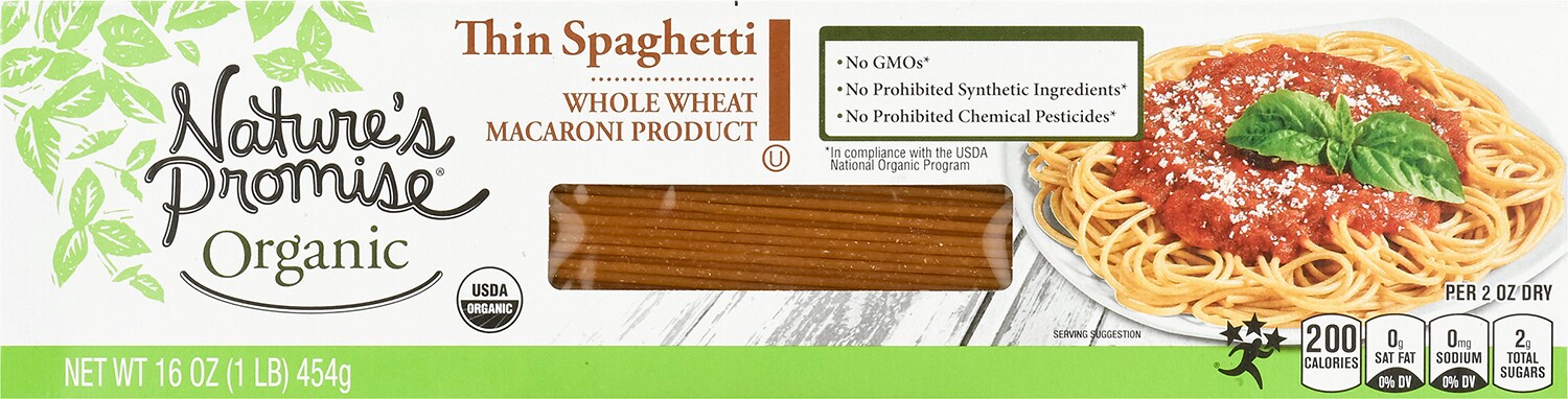 Nature's Promise Organic Thin Spaghetti