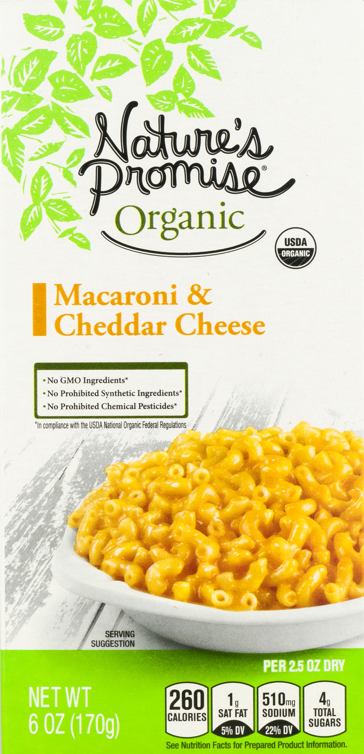 Nature's Promise Organic Macaroni & Cheddar Cheese