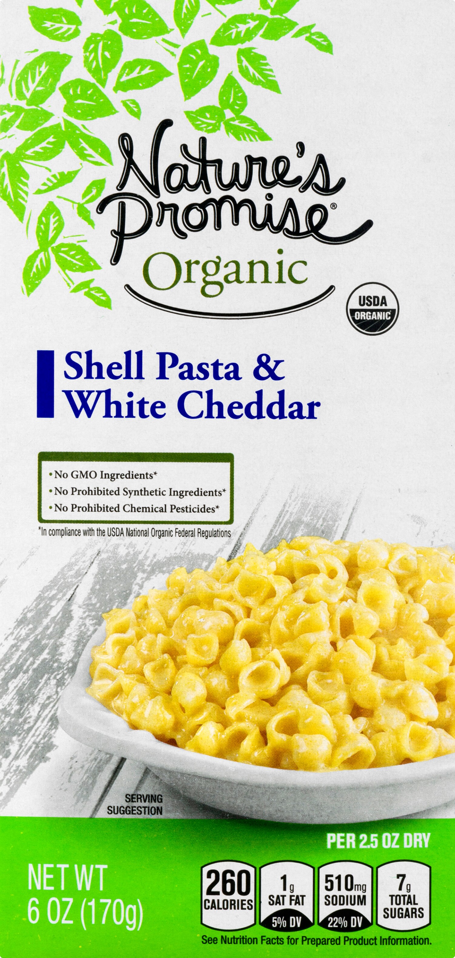 Nature's Promise Organic Shell Pasta & White Cheddar