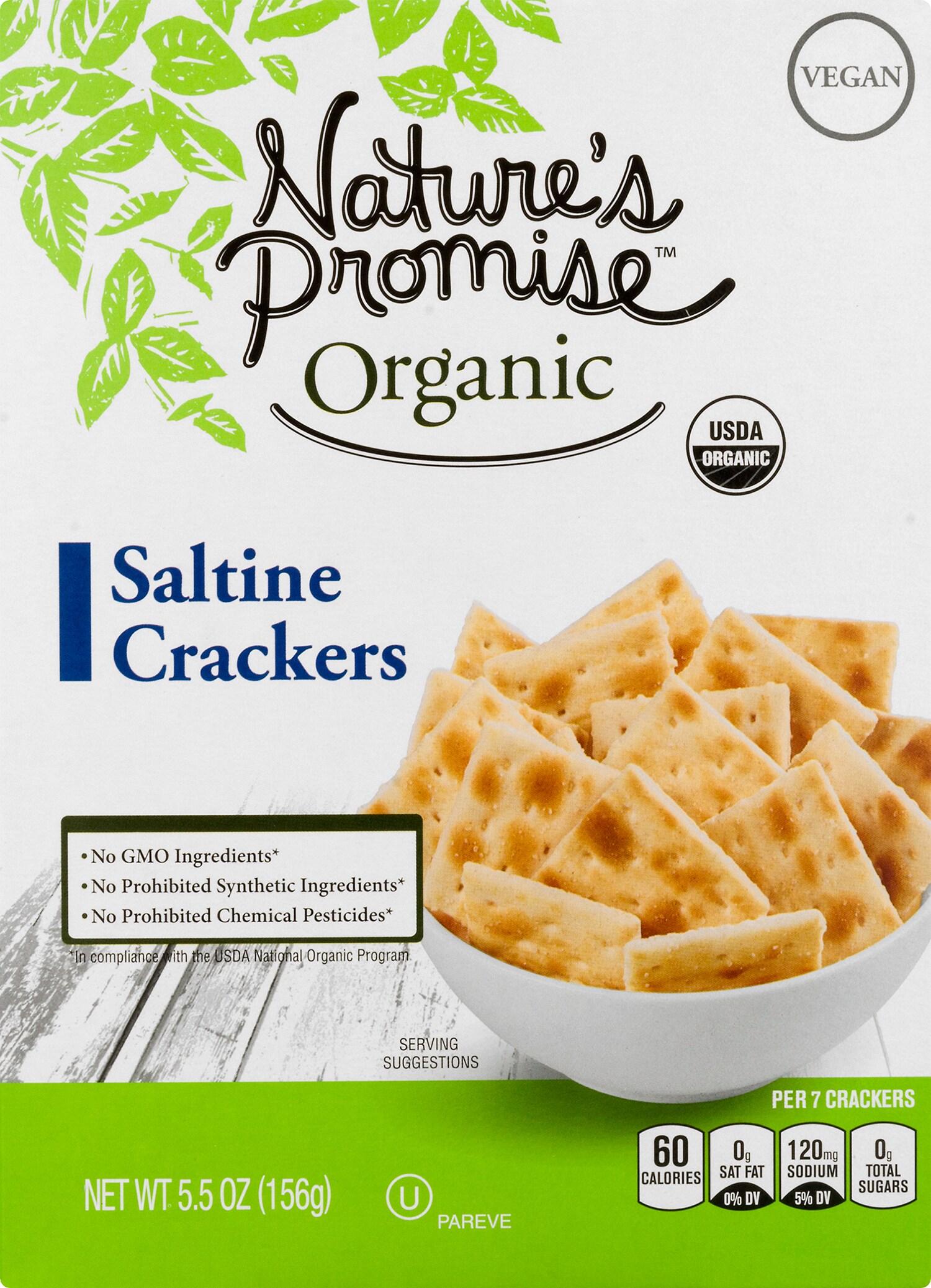 Nature's Promise Organic Saltine Crackers