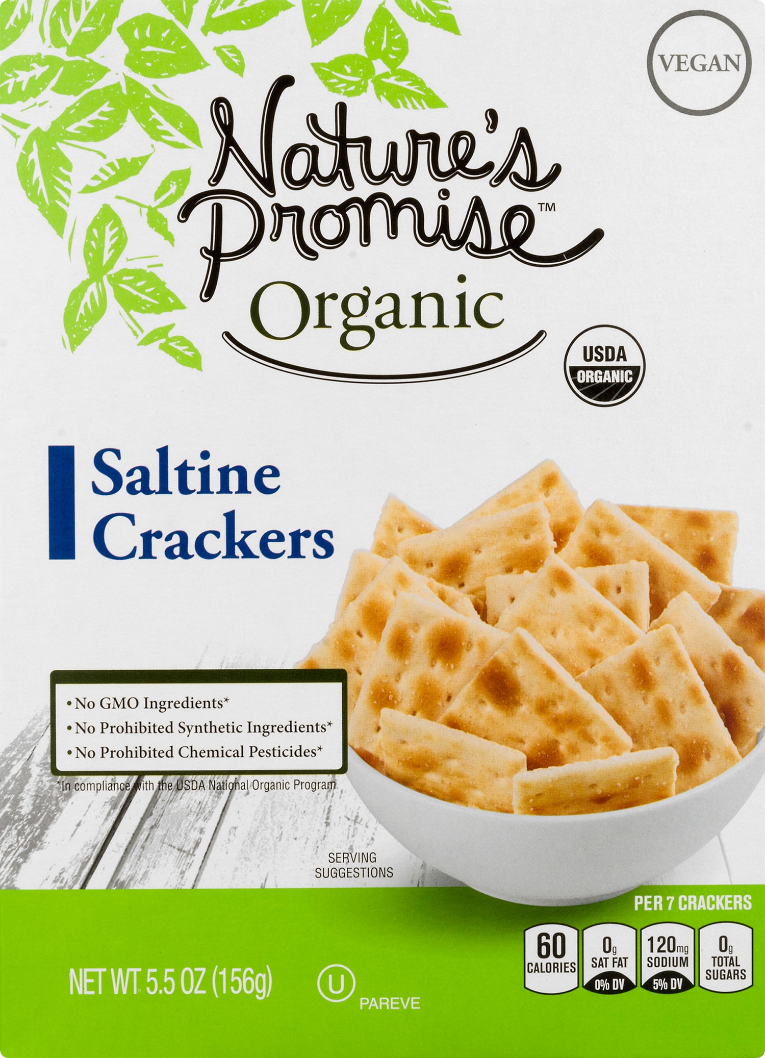 Nature's Promise Organic Saltine Crackers