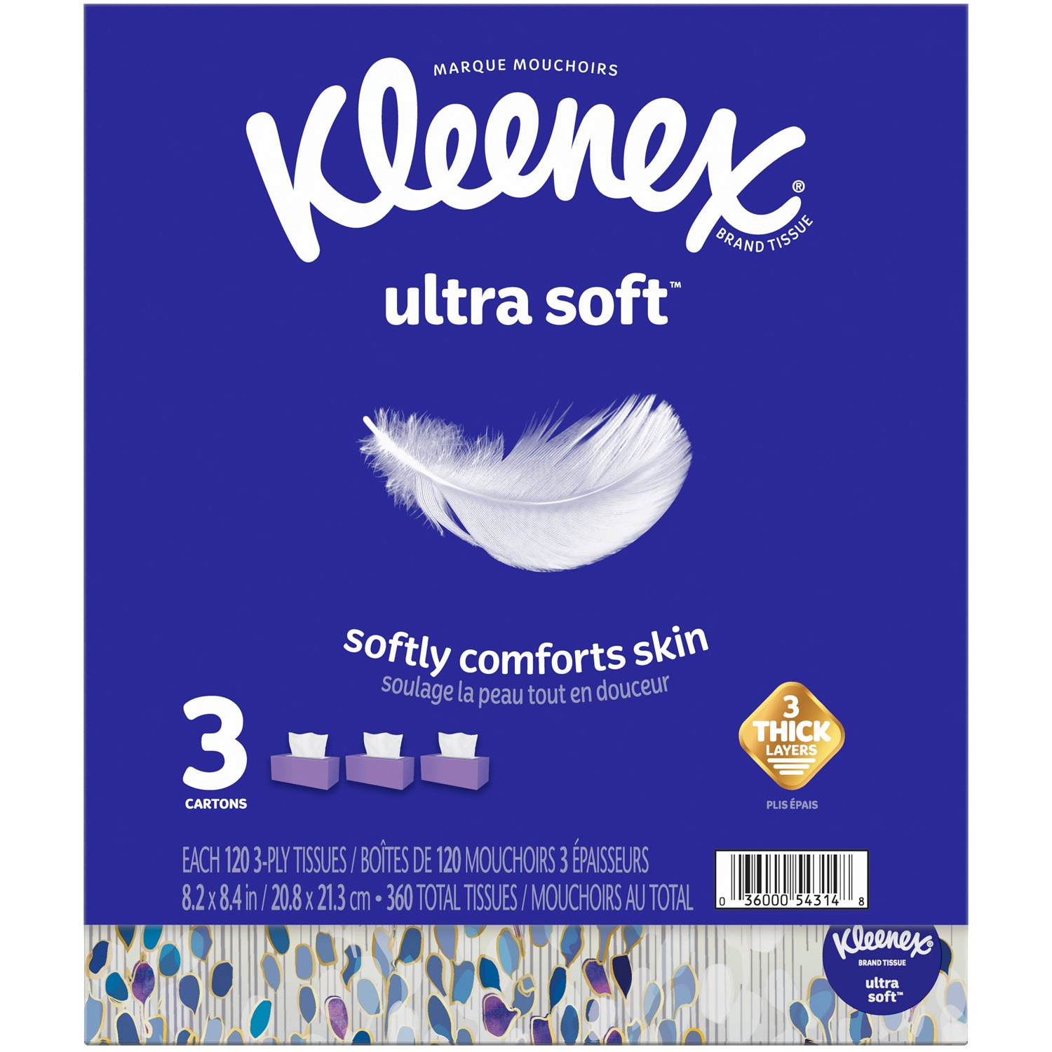 Kleenex 3-Ply Ultra Soft Facial Tissues