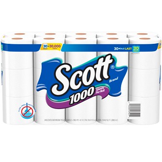 Scott 1-Ply Bathroom Tissue