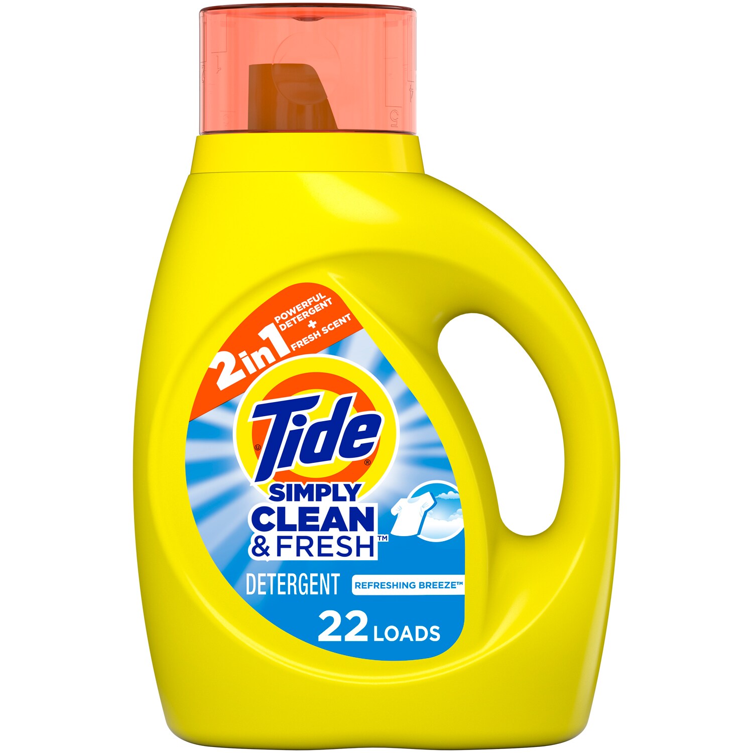 Tide Simply Clean & Fresh Laundry Detergent, Refreshing Breeze