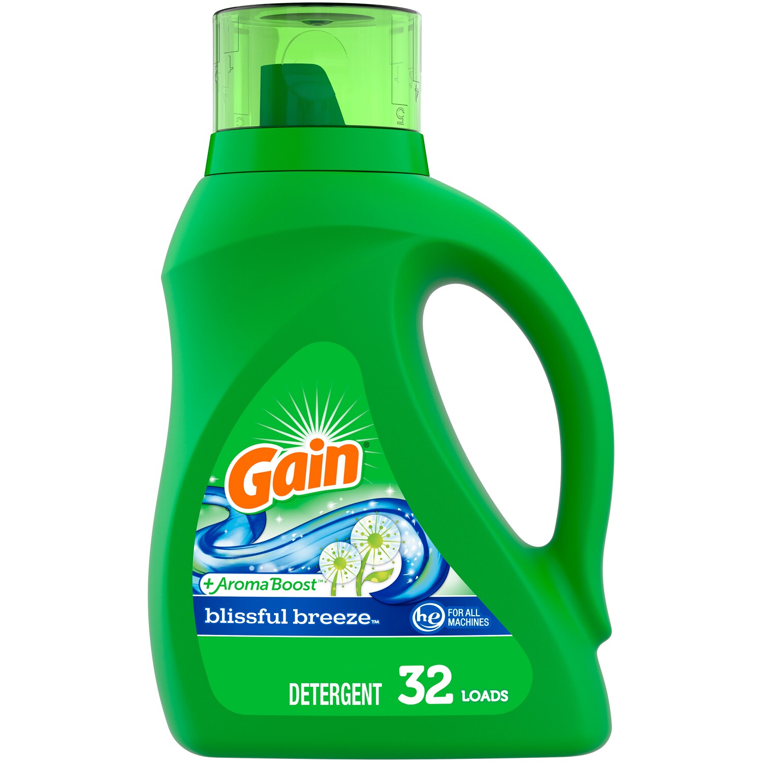 Gain + Aroma Boost Liquid Laundry Detergent, Blissful Breeze