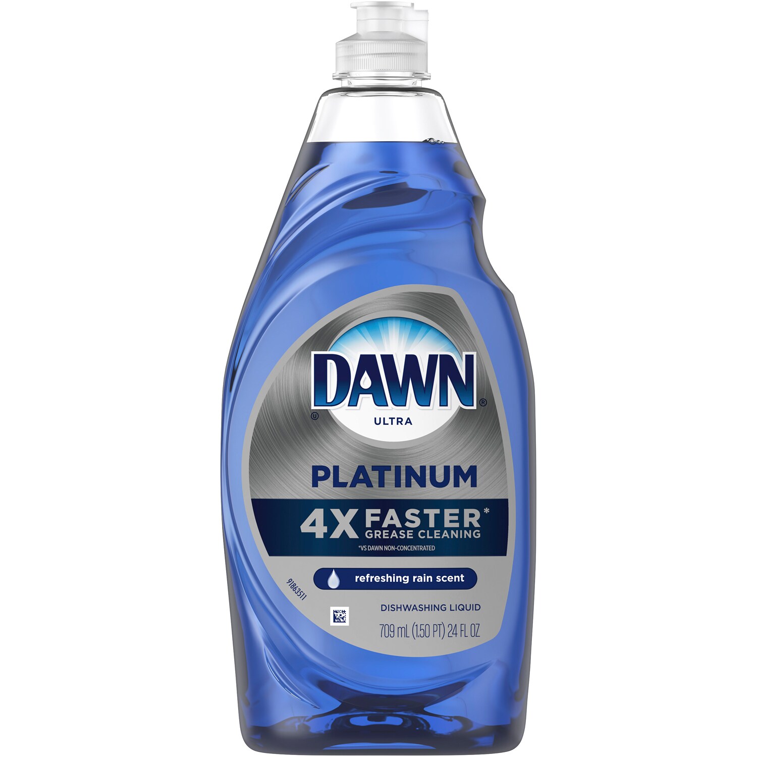Dawn Ultra Platinum Dishwashing Liquid, Refreshing Rain Scent