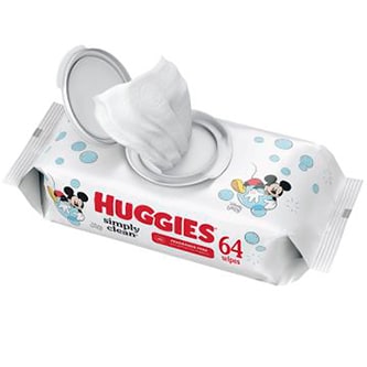 Huggies Simply Clean Baby Wipes, Fragrance Free